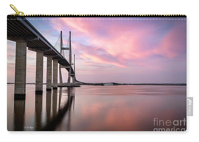 Sunsets Zip Pouch featuring the photograph Blue Hour Magic by DB Hayes