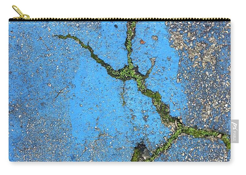 Blue Carry-all Pouch featuring the photograph Blue Series 1-3 by J Doyne Miller