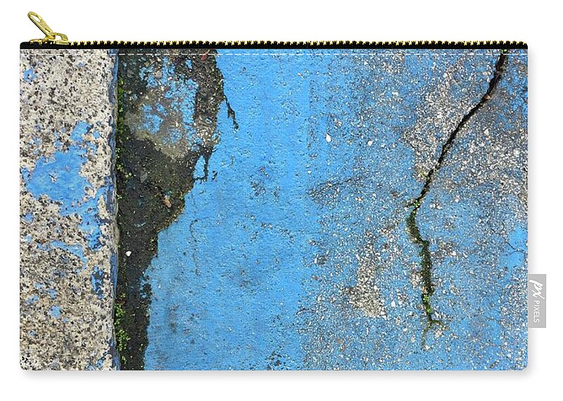 Blue Carry-all Pouch featuring the photograph Blue Series 1-4 by J Doyne Miller