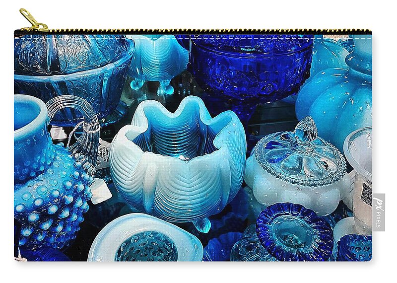  Carry-all Pouch featuring the photograph Blue by Stephen Dorton