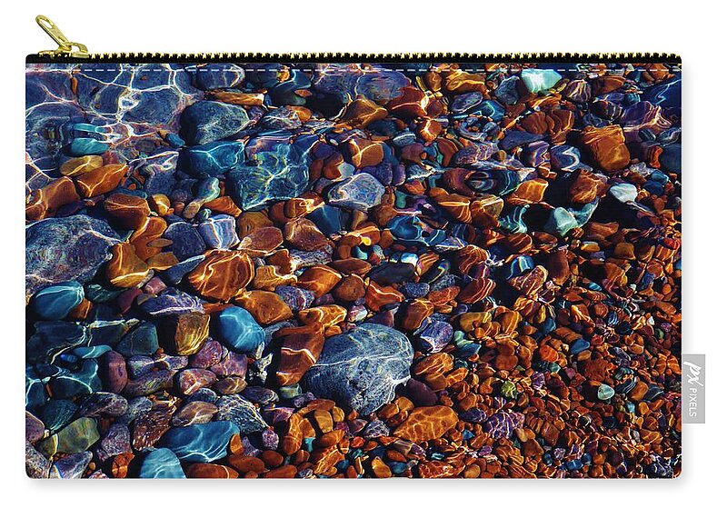  Zip Pouch featuring the photograph Blue Water by Michelle Hauge