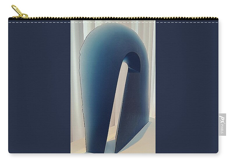 Art Carry-all Pouch featuring the photograph Blue Wave by Lee Darnell