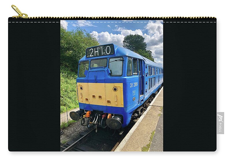  Zip Pouch featuring the photograph BR Class 31 Diesel Locomotive Pheonix by Gordon James