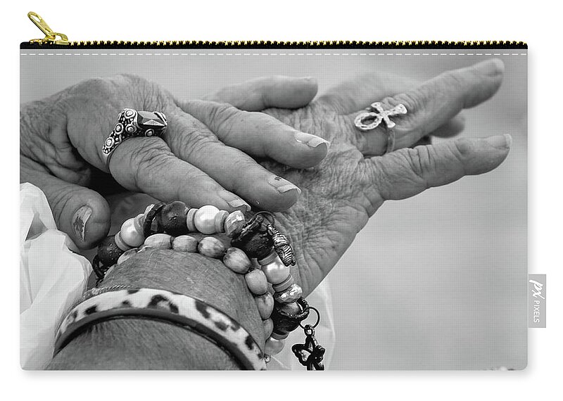 Hands Zip Pouch featuring the photograph Bracelets by David Lee
