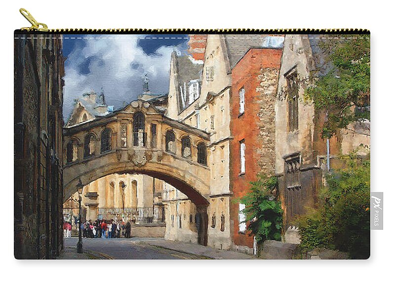 Oxford Carry-all Pouch featuring the photograph Bridge of Sighs Oxford University by Brian Watt
