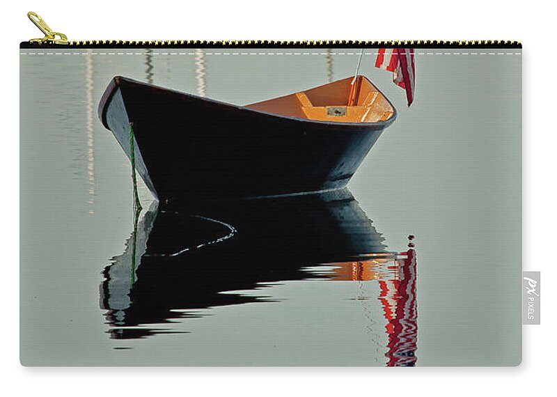 Boat Zip Pouch featuring the photograph Bristol Dory 9460 by Butch Lombardi