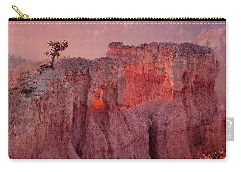 Bryce Cannon Zip Pouch featuring the photograph Bryce Cannon Formation by Nathan Wasylewski