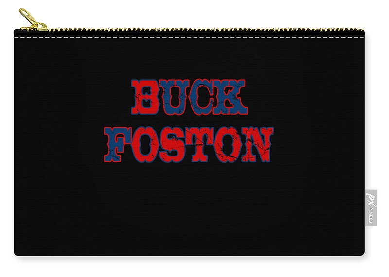 Funny Zip Pouch featuring the digital art Buck Foston by Flippin Sweet Gear