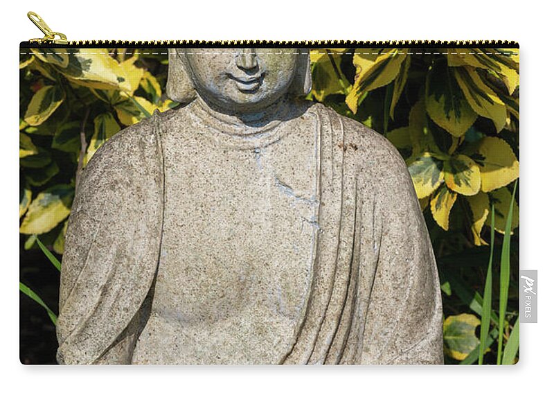 Buddha Zip Pouch featuring the photograph Buddha by Steev Stamford