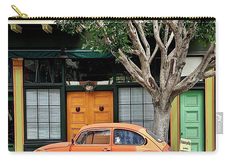  Zip Pouch featuring the photograph Bug And Doors by Julie Gebhardt