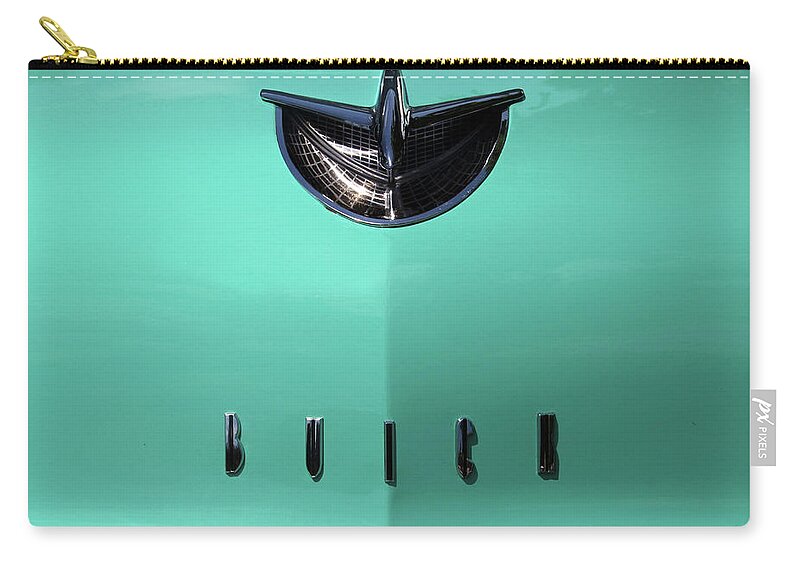 Car Zip Pouch featuring the photograph Buick4735 by Carolyn Stagger Cokley