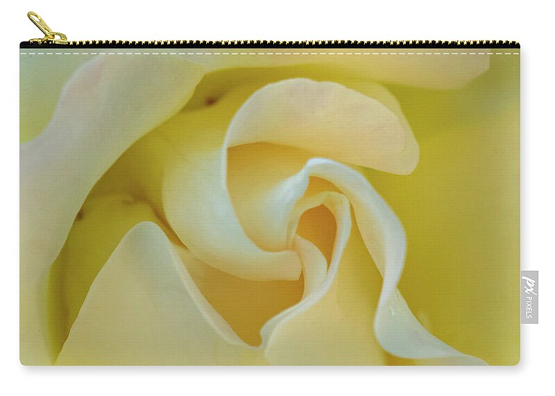 Rose Carry-all Pouch featuring the photograph Butter Cream by Cathy Kovarik