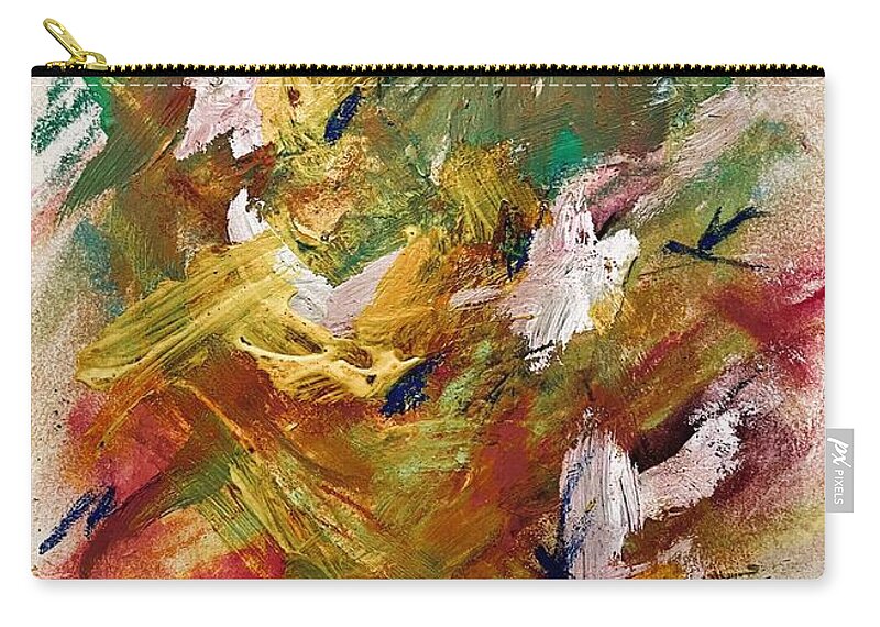 Butterfly Zip Pouch featuring the painting Butterflys by John Anderson
