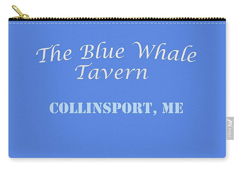 Blue Whale Tavern Carry-all Pouch featuring the photograph Blue Whale Tavern by Jeff Cooper