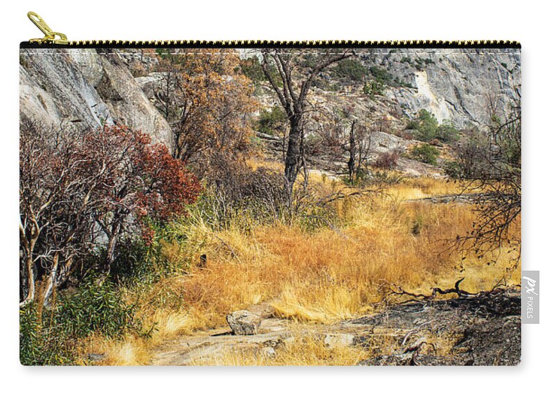 Hiking Carry-all Pouch featuring the photograph By The Way by Stephen Sloan