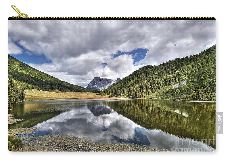 National Park Zip Pouch featuring the photograph Calaita Lake - Dolomiti - Italy by Paolo Signorini