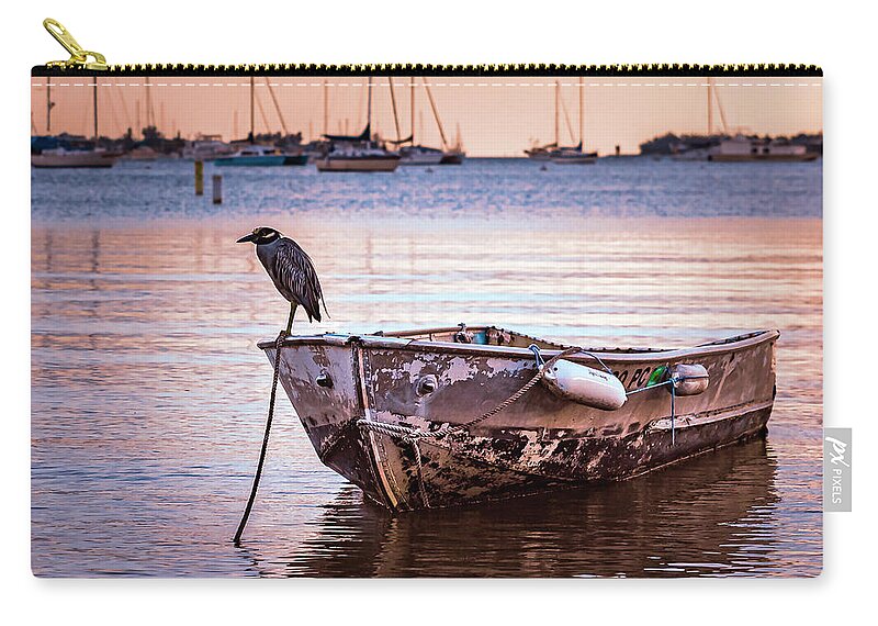 Sarasota Bay Zip Pouch featuring the photograph Call It A Day by Michael Smith