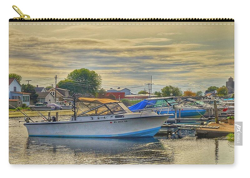 Zip Pouch featuring the photograph Calm Waters by Windshield Photography