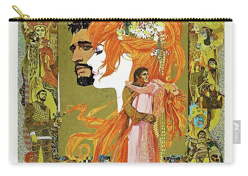 Peak Zip Pouch featuring the mixed media ''Camelot'', 1967 - art by Robert Peak by Movie World Posters