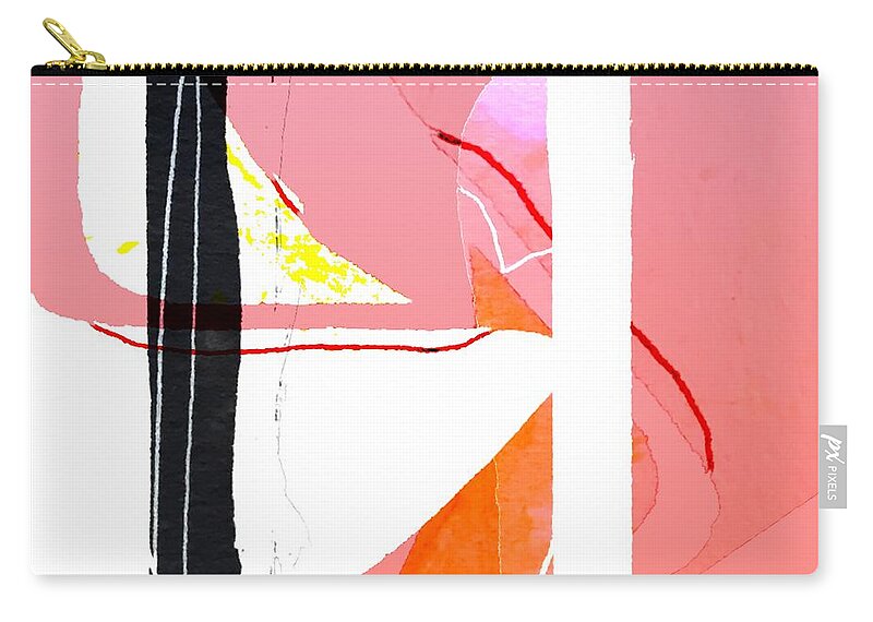 Contemporary Art Zip Pouch featuring the digital art Can you ask about my art practice, too? by Jeremiah Ray