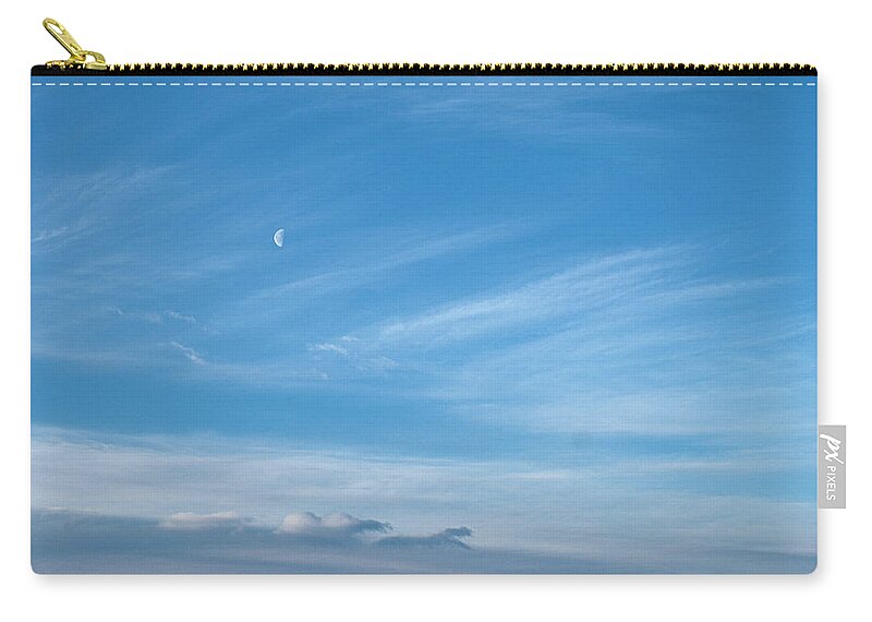 Sky Carry-all Pouch featuring the photograph Canadian winter morning sky by Karen Rispin