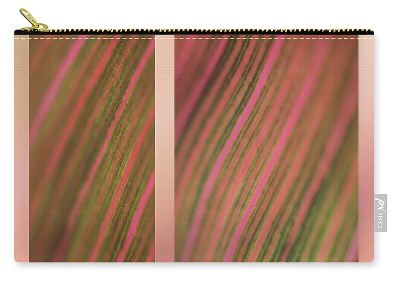 Abstract Carry-all Pouch featuring the photograph Canna by Karen Rispin