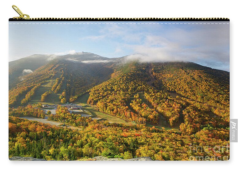 Autumn Zip Pouch featuring the photograph Cannon Mountain - Franconia Notch State Park New Hampshire by Erin Paul Donovan