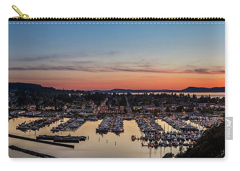 Cap Sante Carry-all Pouch featuring the photograph Cap Sante Sunset by Michael Rauwolf