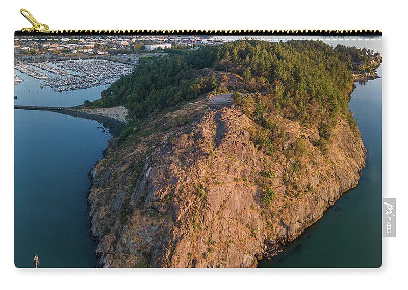 Cap Sante Carry-all Pouch featuring the photograph Cap Sante Vertical by Michael Rauwolf