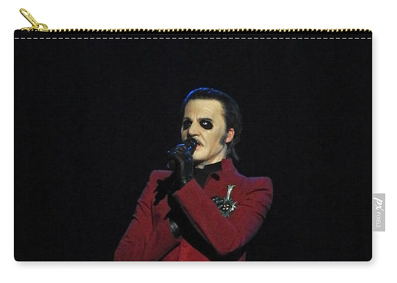 Cardinal Copia Zip Pouch featuring the photograph Cardinal Copia by Dark Whimsy
