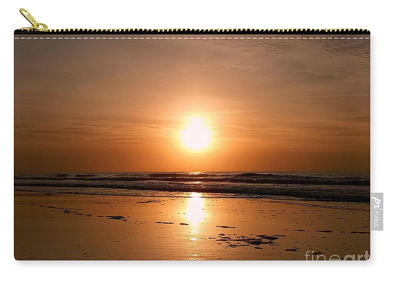 Sunrise Carry-all Pouch featuring the photograph Carolina Sunrise by Dani McEvoy
