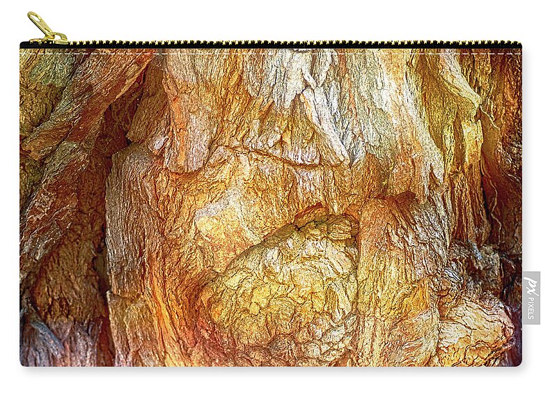 Photo Zip Pouch featuring the photograph Carved by Nature by Anthony M Davis