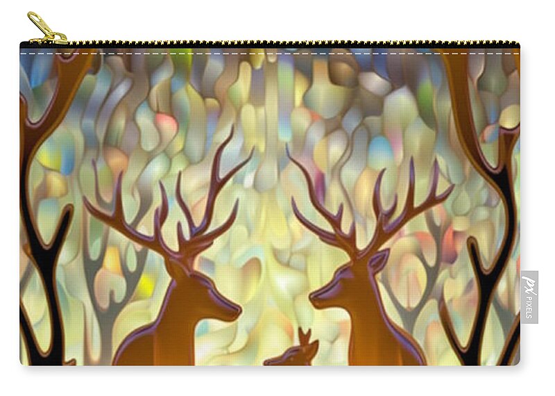  Zip Pouch featuring the digital art Case No 11 by Mark Slauter