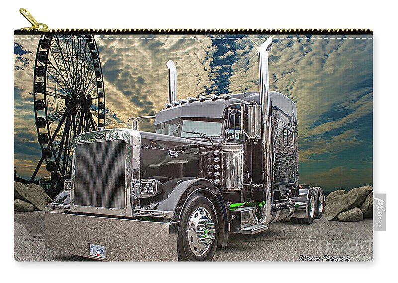 Big Rigs Carry-all Pouch featuring the photograph Catr1553-21 by Randy Harris