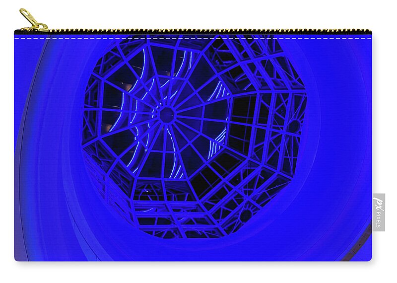 Madison Zip Pouch featuring the photograph Caught in a Web Most Stunning by Christi Kraft