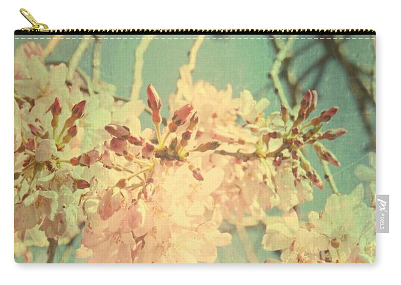 Cherry Blossoms Zip Pouch featuring the photograph Cherry Blossoms 2 - Washington D.C. by Marianna Mills