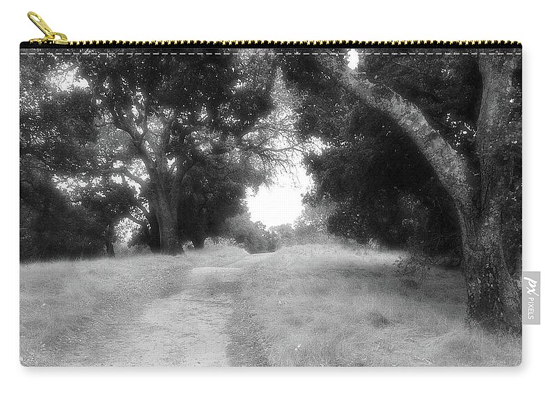 Marin County Zip Pouch featuring the photograph Chicken Shack Fire Road Novato by John Parulis
