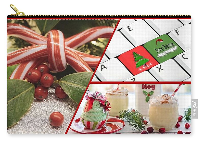 Merry Christmas Carry-all Pouch featuring the photograph Christmas Sweets by Nancy Ayanna Wyatt
