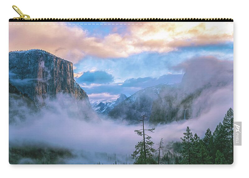 Yosemite National Park Zip Pouch featuring the photograph Circle Of Life by Jonathan Nguyen