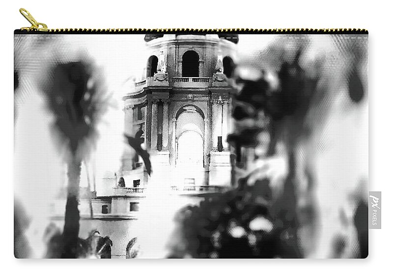 Pasadena Zip Pouch featuring the photograph City Daryl Hall by Nicholas Brendon