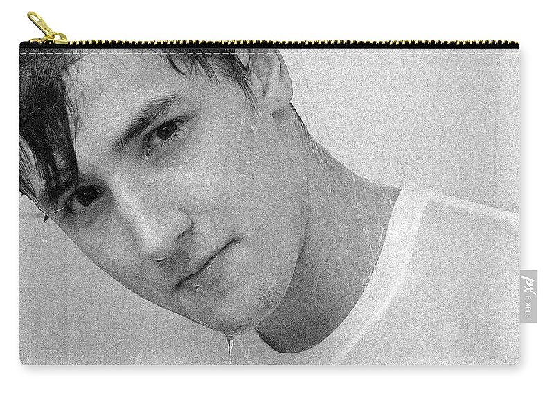 Cj Zip Pouch featuring the photograph CJ by Jim Whitley