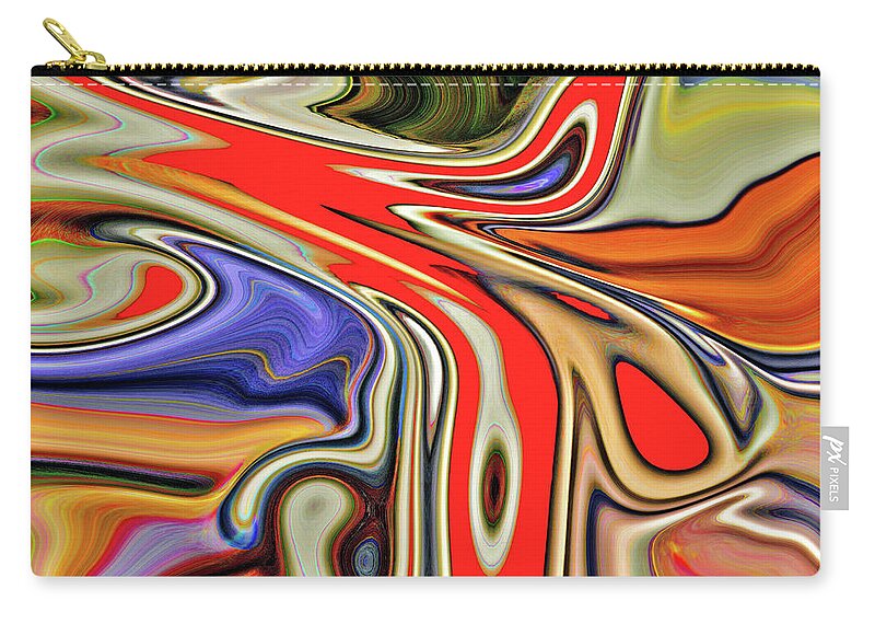 3d Zip Pouch featuring the photograph Clamor by Nick David