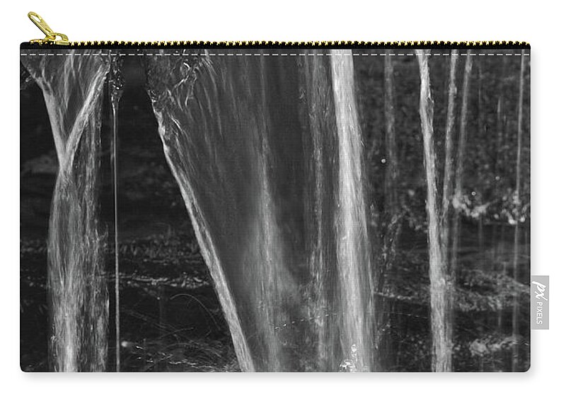 Falls Branch Falls Carry-all Pouch featuring the photograph Close Up Waterfall by Phil Perkins