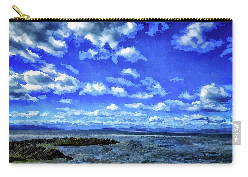 2016 Carry-all Pouch featuring the photograph Clouds over St Lawrence by Monroe Payne