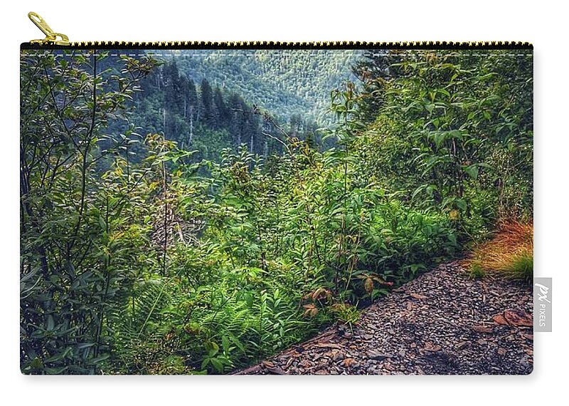 Photo Carry-all Pouch featuring the photograph Clouds over the Smokies by Evan Foster
