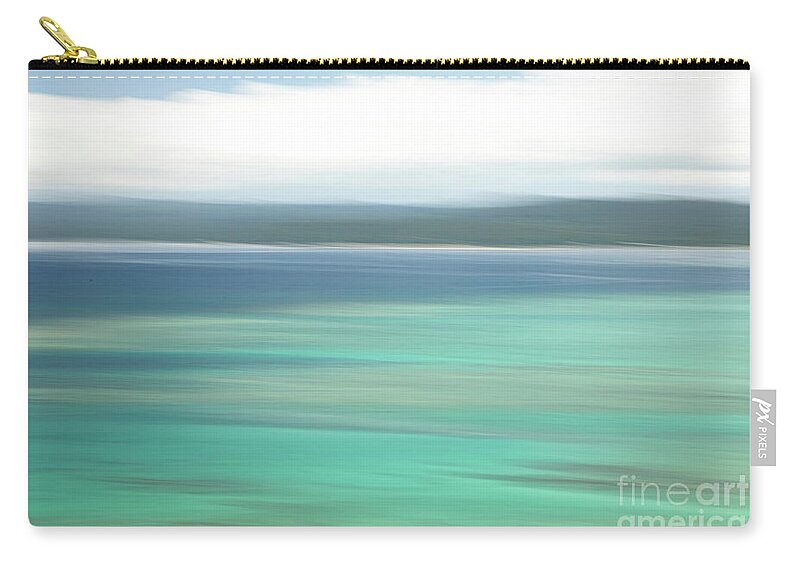 Kouri Island Zip Pouch featuring the photograph Coastal Brushstrokes by Rebecca Caroline Photography