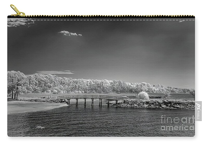 Coastal Zip Pouch featuring the photograph Coastal Wonderland by DB Hayes