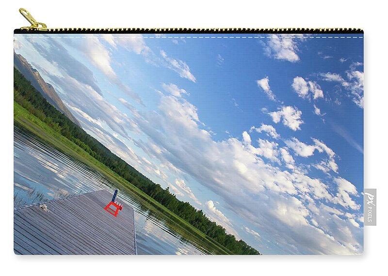 Montana Zip Pouch featuring the photograph Colorful Flathead Bench by Tara Krauss