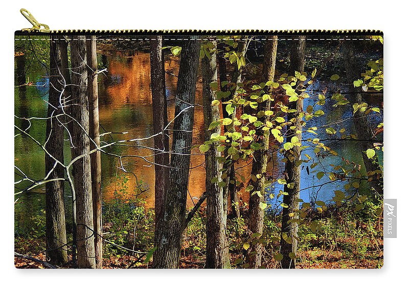 Autumn Zip Pouch featuring the photograph Colors of Autumn by Nancy Griswold