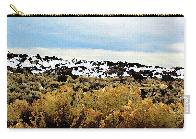 Usa Zip Pouch featuring the photograph COLORS OF NAGEEZI - watercolor by Jennifer Robin